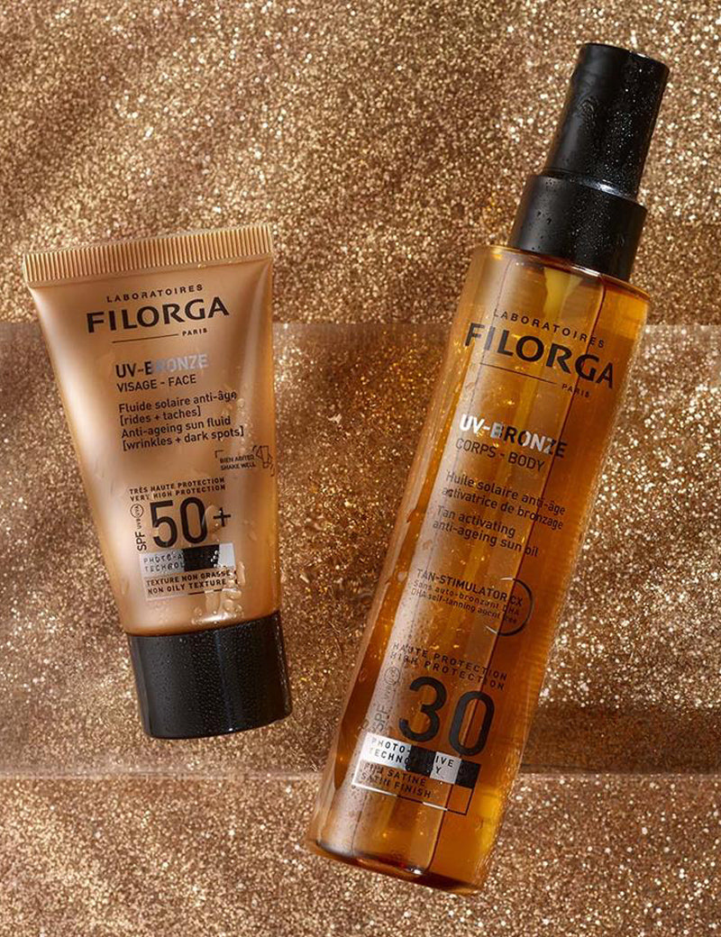 UV-BRONZE BODY - Aceite Solar Antiedad SPF30