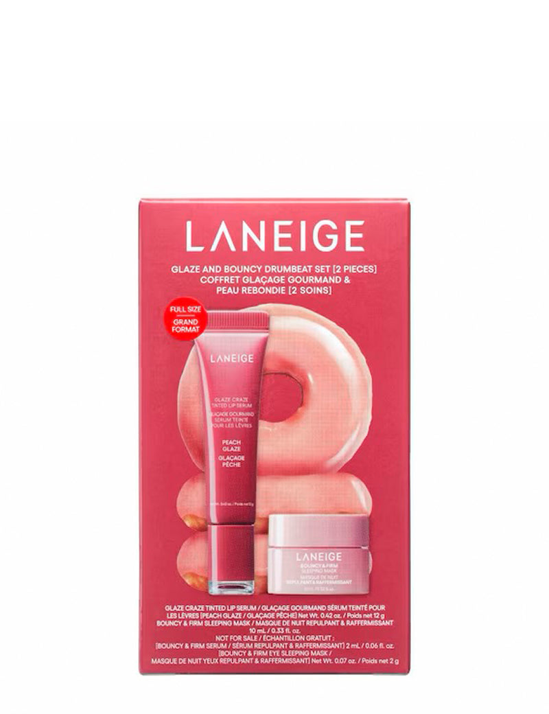 GLAZE & BOUNCY DRUMBEAT SET - Set Serum Labial + Mascarilla Noche