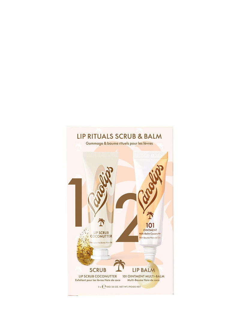 LIP RITUALS SCRUB & BALM COCONUTTER - Set Exfoliante & Bálsamo Labial