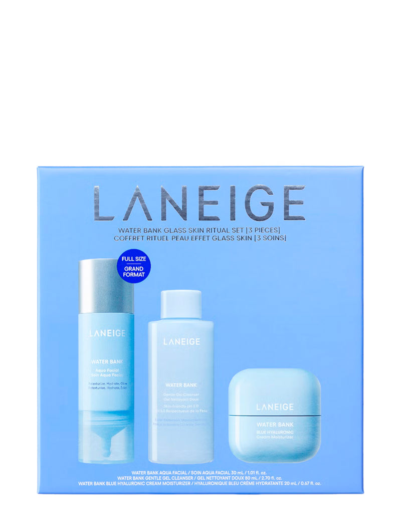 WATER BANK GLASS SKIN RITUAL SET - Set Hidratación y Luminosidad