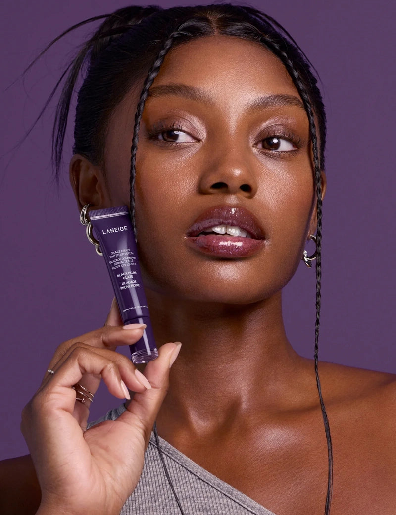 GLAZE CRAZE BLACK PLUM GLAZE - Serum Labial Con Color
