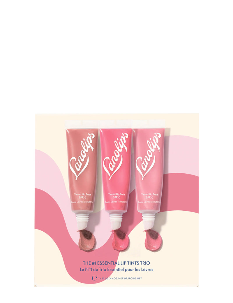 ESSENTIAL LIP TINTS TRIO - Set 3 Bálsamos Labiales con color y protección solar